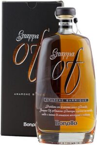 grappa bonollo of di amarone invecchiata barricata