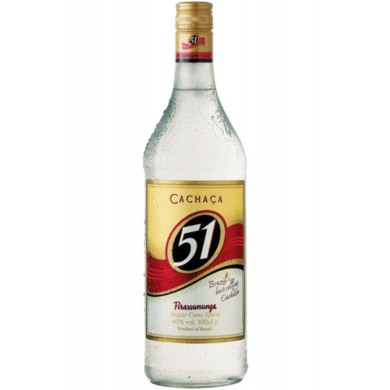 liquore distillato dalla canna da zucchero cachaca 51