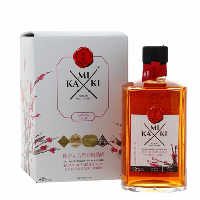 kamiki sakura wood blended malt whisky