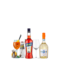 box aperitivo perfetto aperol spritz amici patatine spumante soda arachidi bicchieri ricetta aperol cantine paolini